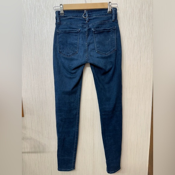Frame Le Skinny de Jeanne Dark Blue size 24 - Picture 6 of 7